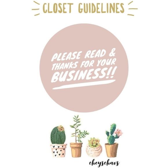 Closet Guidelines - Picture 1 of 9